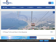 Tablet Screenshot of 5thingstodoin.com